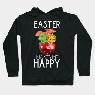 Easter Kids Easter Baby Dinosaurs Easter Kawaii Hoodie